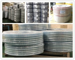 clear pvc braided hose package