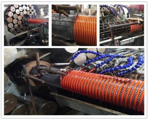 Production of Heavy Duty PVC Fabric Reinforced Suction Hose Corrugated