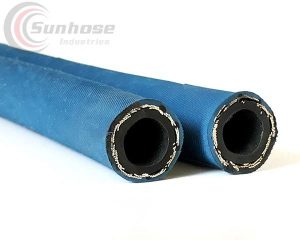 blue hydraulic hose