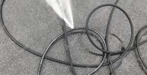 hydraulic hose leak