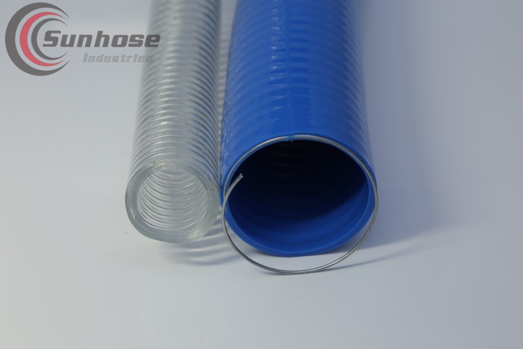 PVC Spring Wire Suction Hoses