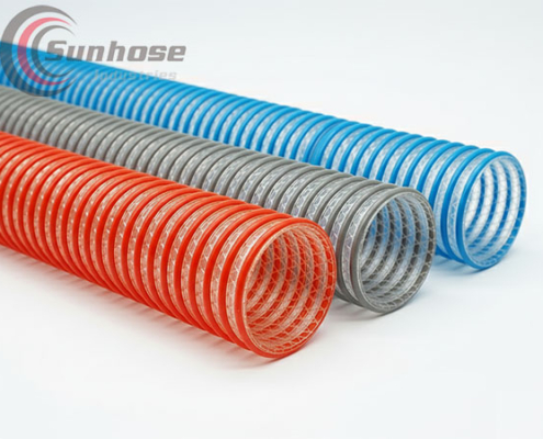 Heavy duty PVC Spiral Suction Hose PVC Fabric Reinforced Suction Hose Corrugated