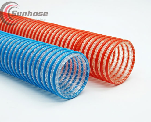 PVC-Spiral-Suction-Fiber-Reinforced Heavy Duty PVC Fabric Reinforced Suction Hose