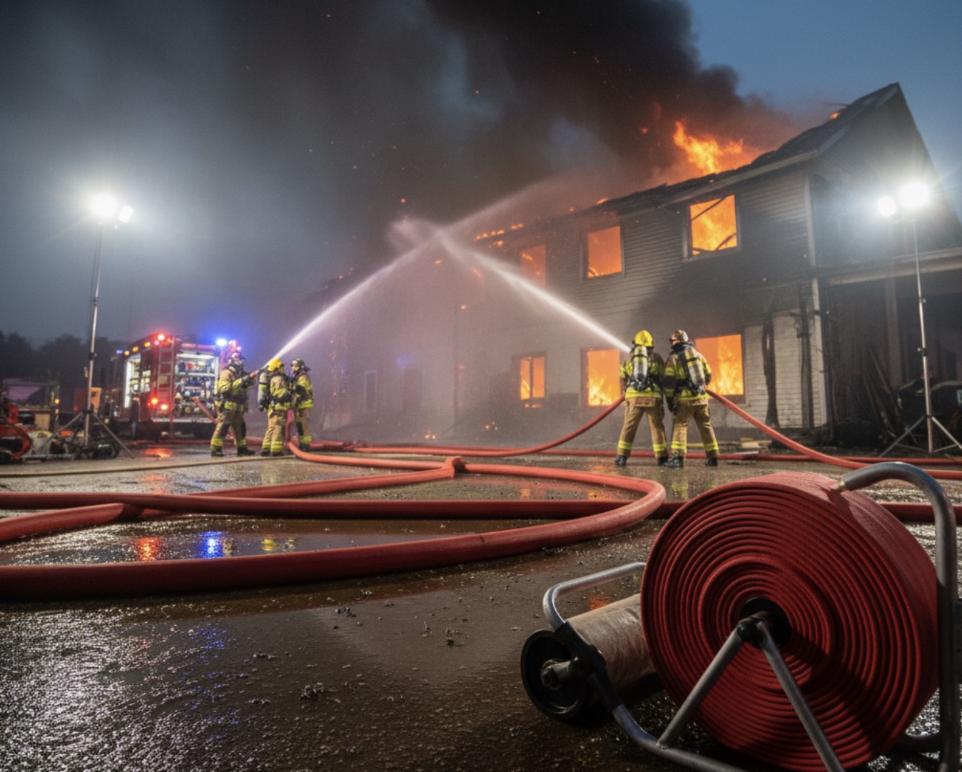 Layflat hose for Firefighting and Emergency